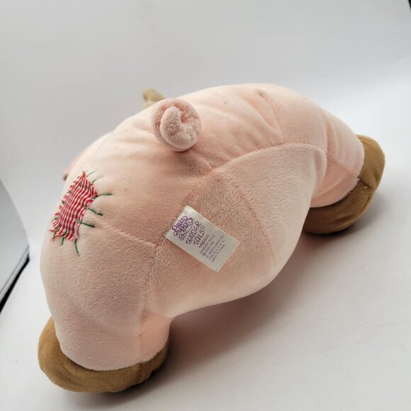 Precious Moments Tender Tails Precious the Pig 11" Plush Eat Turkey Vintage 1999 - Picture 7 of 10